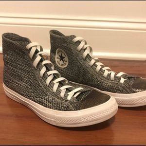Converse High Top Chucks Flyknit Gray M8.5 / W10.5